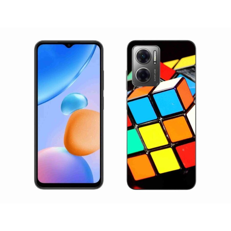 Gél tok mmCase a Xiaomi Redmi 10 5G-hez - Rubik kocka
