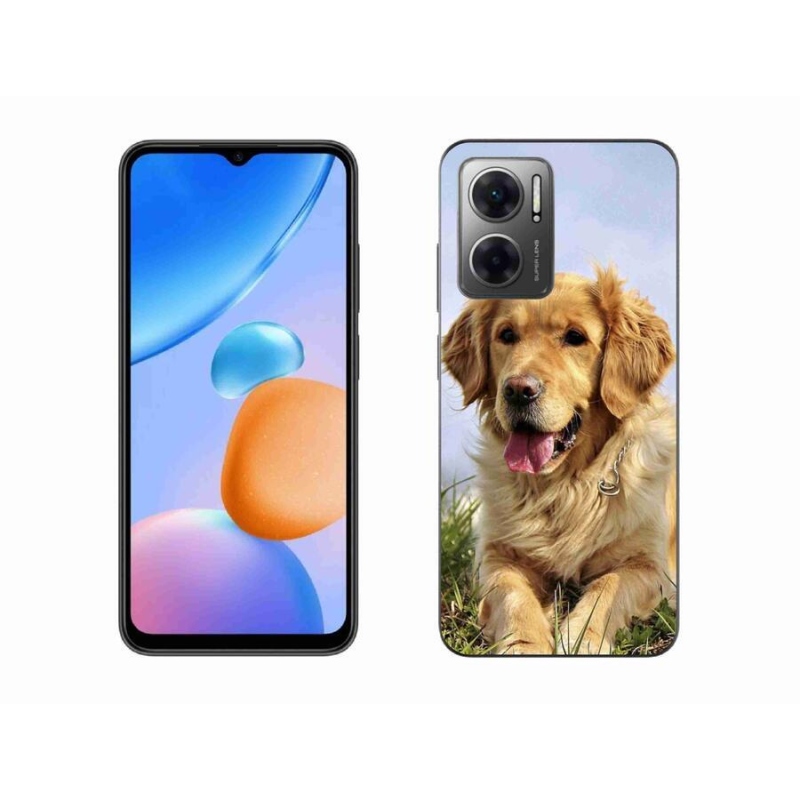 Gél tok mmCase a Xiaomi Redmi 10 5G számára - arany retriever