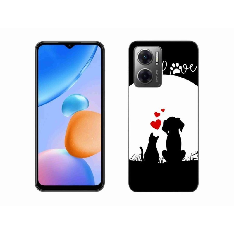 Gél tok mmCase a Xiaomi Redmi 10 5G-hez - állati szeretet