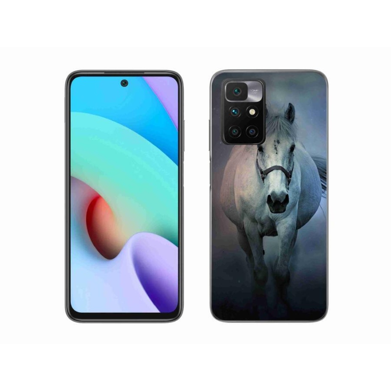 Gél tok mmCase a Xiaomi Redmi 10/Redmi 10 (2022) - futó fehér ló