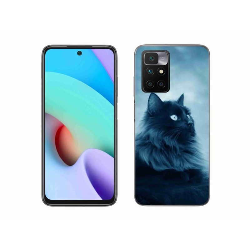 Gél tok mmCase a Xiaomi Redmi 10/Redmi 10 (2022) - fekete cat 1