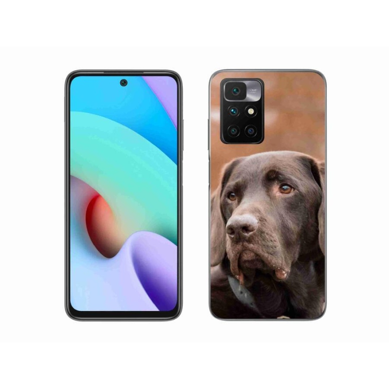 Gél tok mmCase a Xiaomi Redmi 10/Redmi 10 (2022) - barna labradorhoz