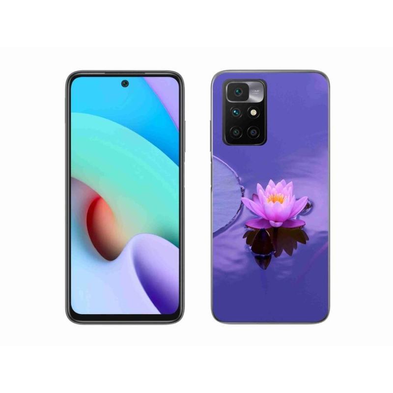 Gél tok mmCase a Xiaomi Redmi 10/Redmi 10 (2022) - virág a felületen