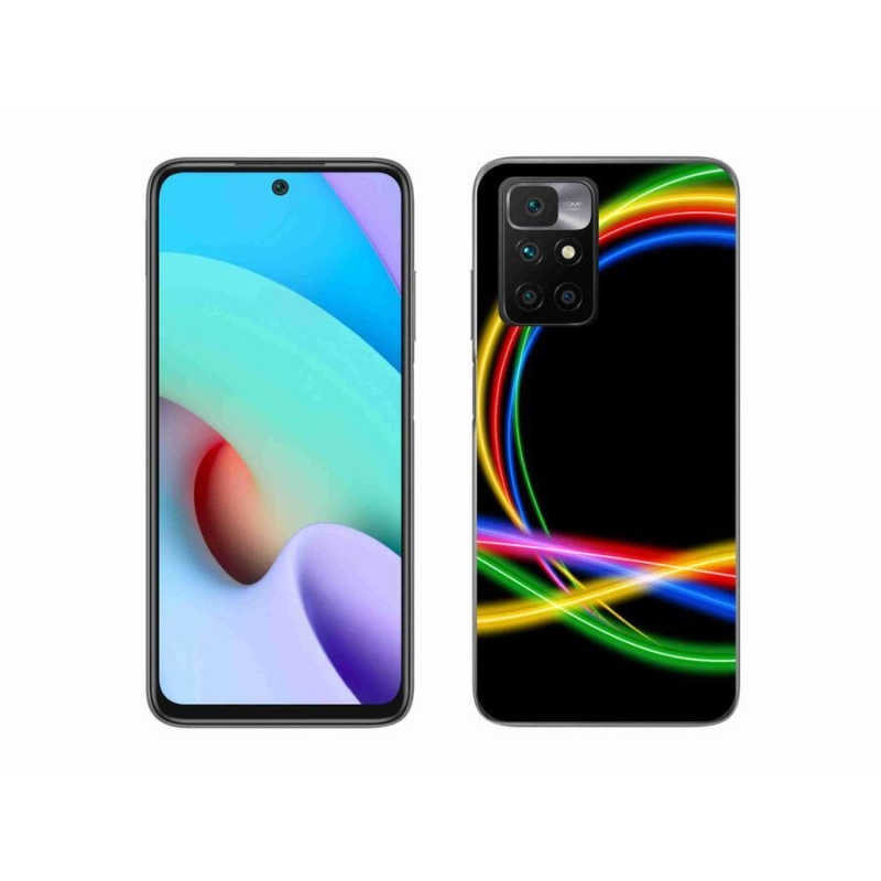 Gél tok mmCase a Xiaomi Redmi 10/Redmi 10 (2022) - neon karikákhoz