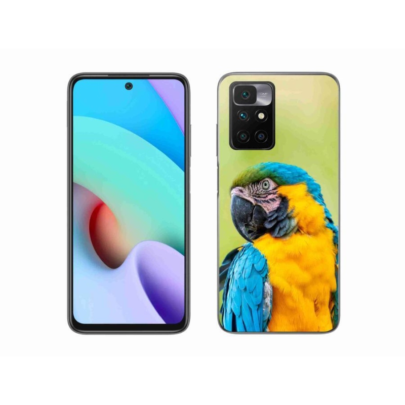 Gél tok mmCase a Xiaomi Redmi 10/Redmi 10 (2022) - papagáj ara 2