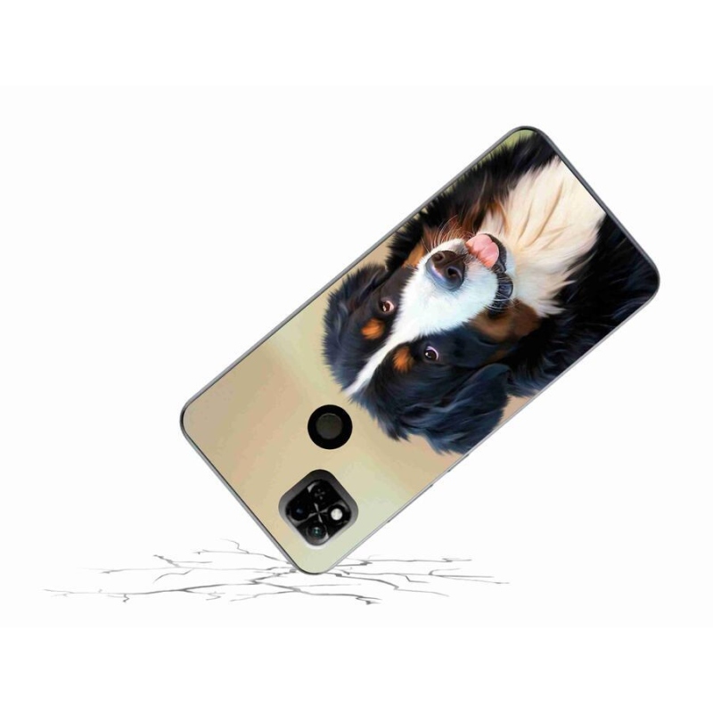 Gél tok mmCase a Xiaomi Redmi 10A számára - Berni hegyi kutya