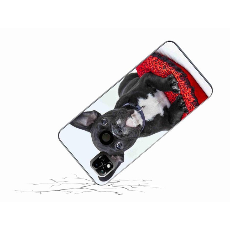 Gél tok mmCase a Xiaomi Redmi 10A számára - bulldog