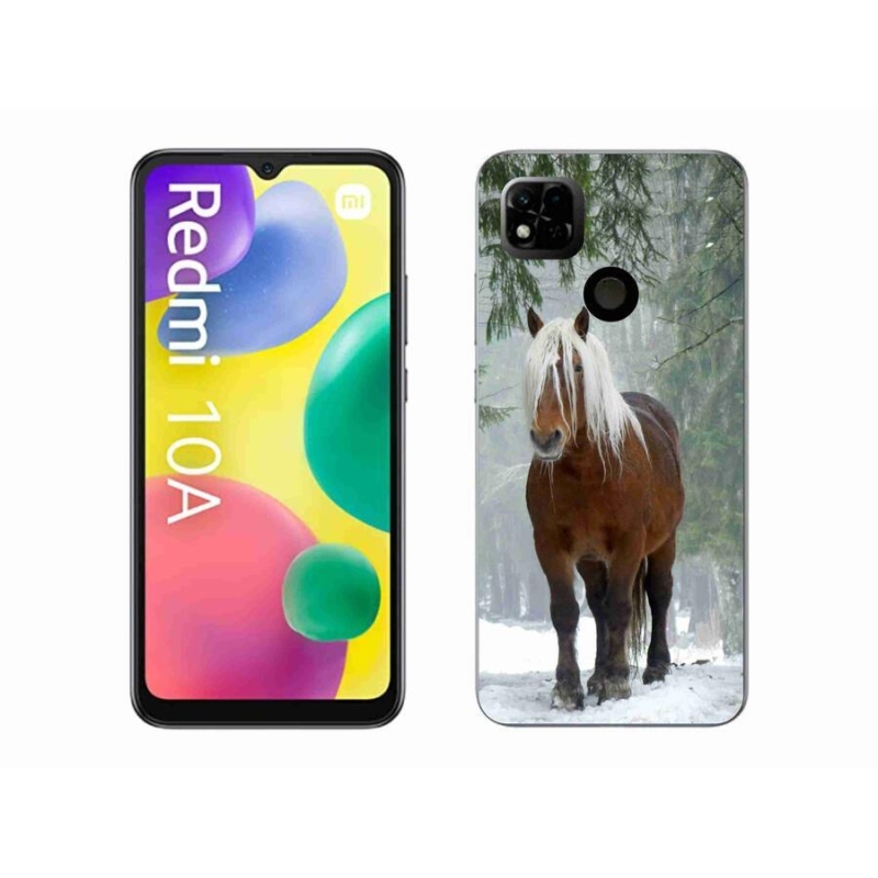 Gél tok mmCase a Xiaomi Redmi 10A számára - ló az erdőben