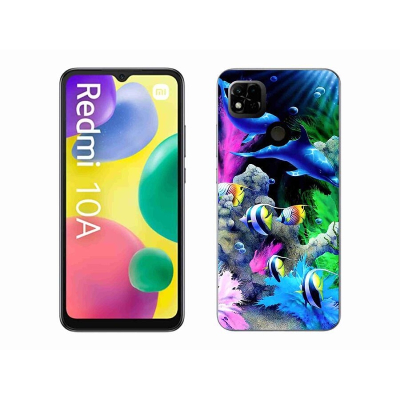 Gél tok mmCase a Xiaomi Redmi 10A számára - tengeri világ
