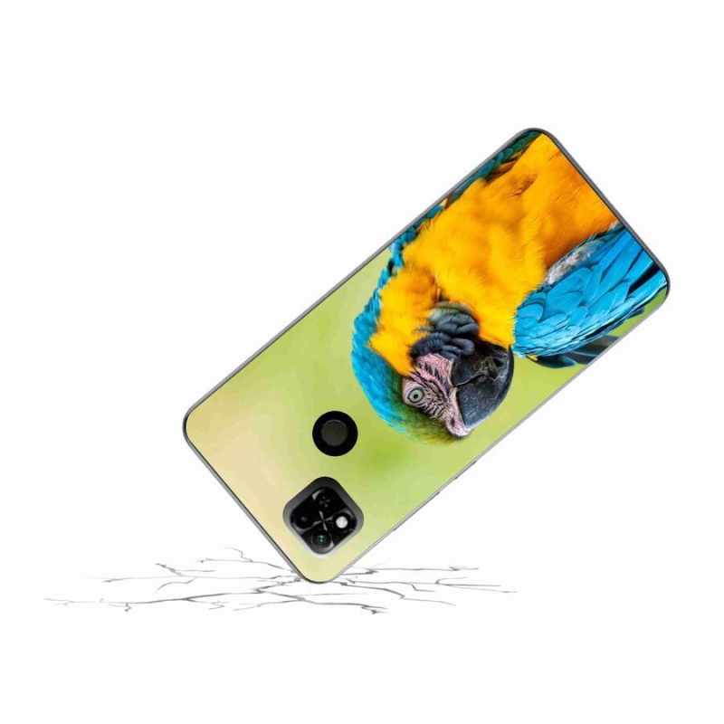 Gél tok mmCase a Xiaomi Redmi 10A számára - parrot ara 2