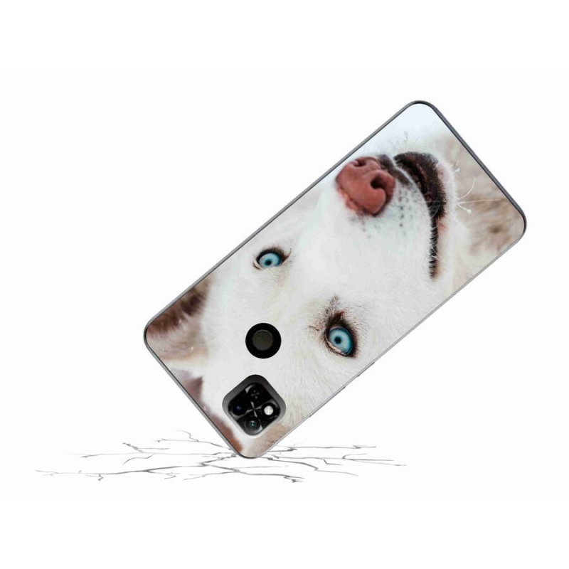 Gél tok mmCase a Xiaomi Redmi 10A számára - kutyaszemmel nézve