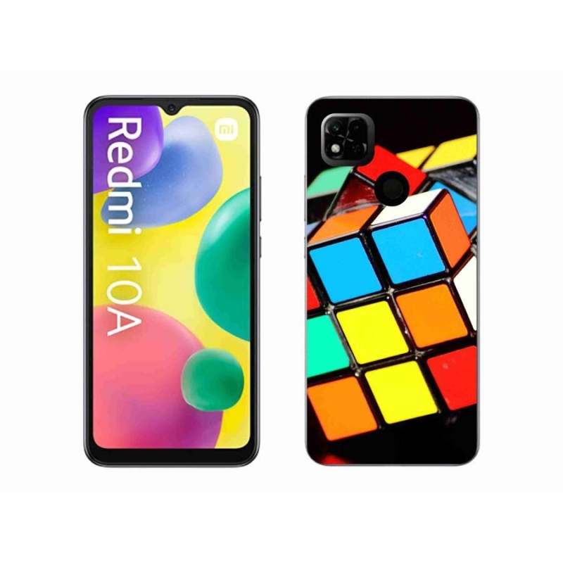 Gél tok mmCase a Xiaomi Redmi 10A számára - Rubik-kocka