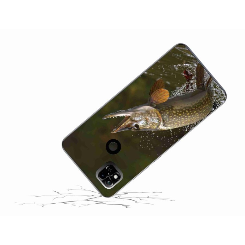 Gél tok mmCase a Xiaomi Redmi 10A számára - csuka