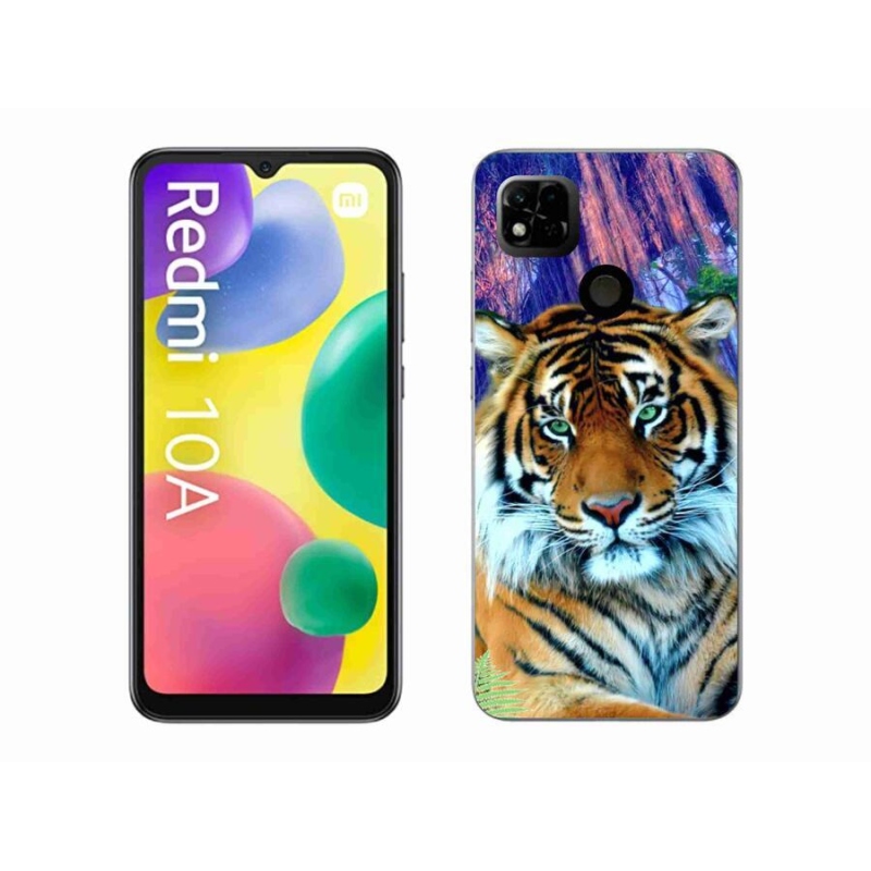 Gél tok mmCase a Xiaomi Redmi 10A számára - tigris