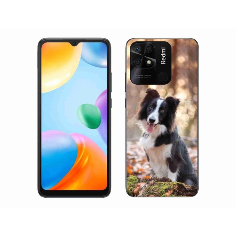 Gél tok mmCase a Xiaomi Redmi 10C-hez - border colie 1