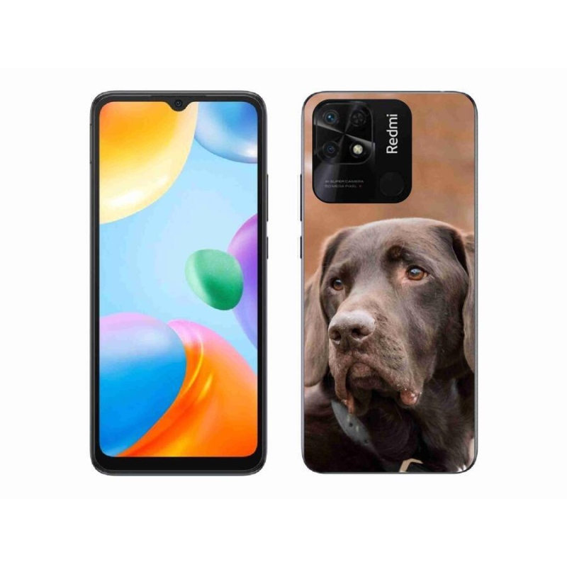 Gél tok mmCase a Xiaomi Redmi 10C-hez - barna labrador