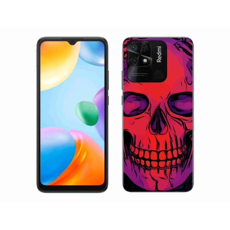 Gél tok mmCase a Xiaomi Redmi 10C számára - koponya