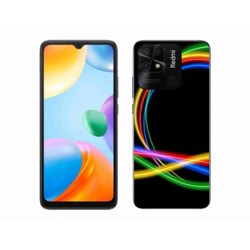 Gél tok mmCase a Xiaomi Redmi 10C számára - neon körök