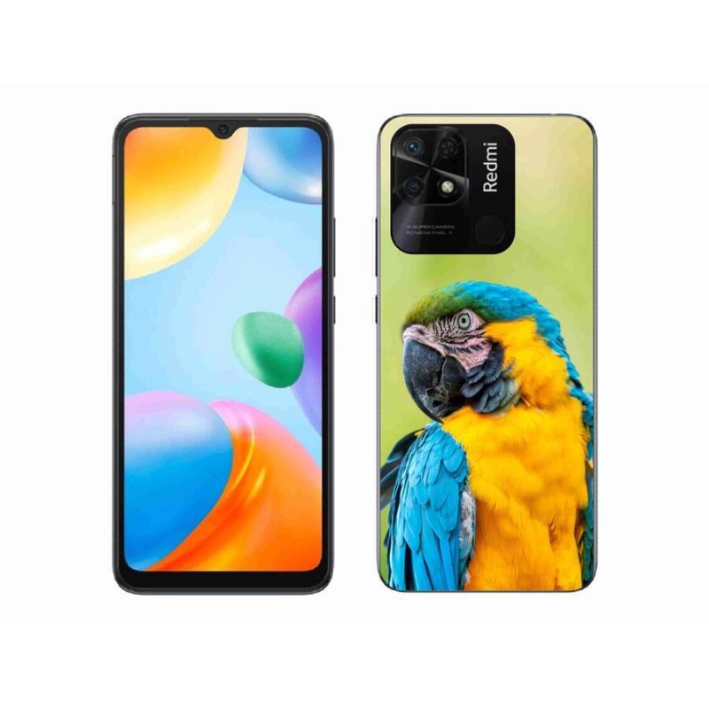 Gél tok mmCase a Xiaomi Redmi 10C-hez - papagáj ara 2