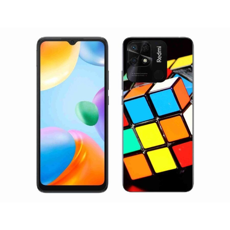 Gél tok mmCase a Xiaomi Redmi 10C-hez - Rubik-kocka