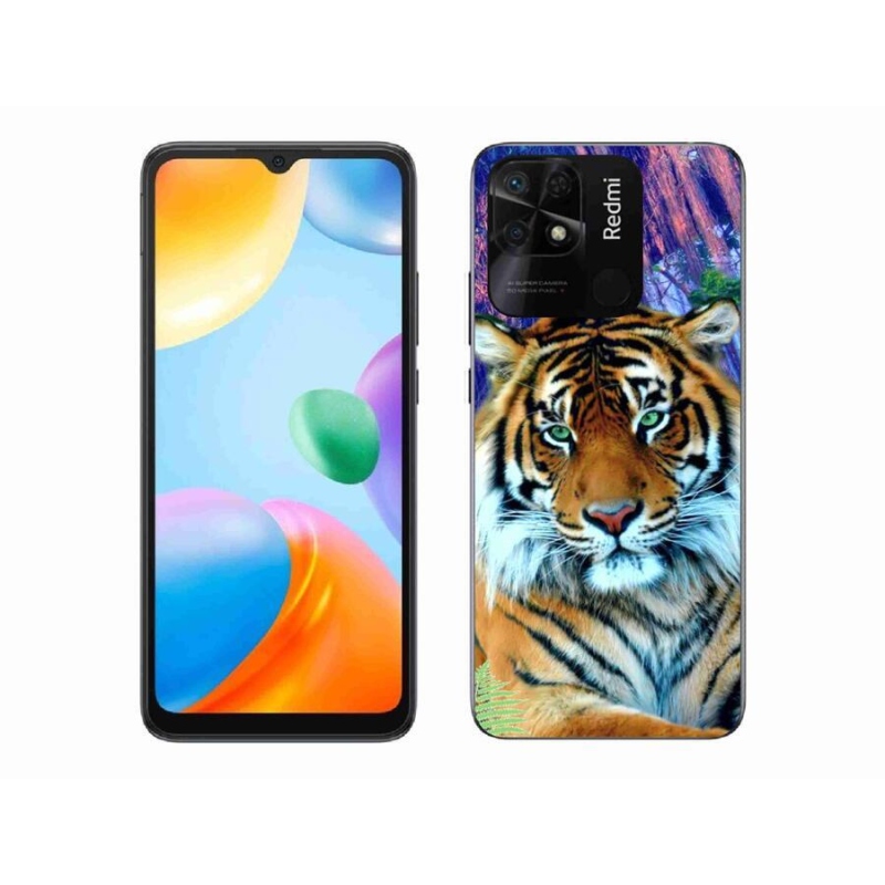 Gél tok mmCase a Xiaomi Redmi 10C-hez - tigris