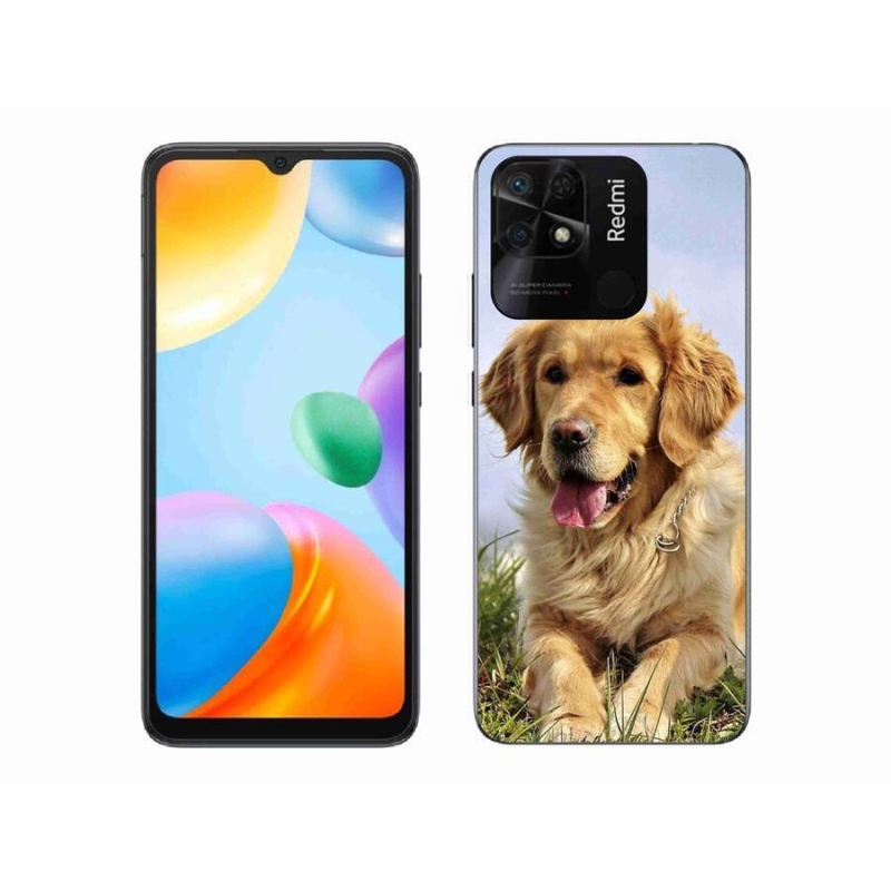 Gél tok mmCase a Xiaomi Redmi 10C számára - arany retriever