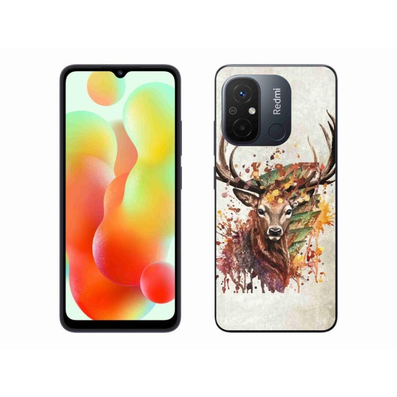 Gél tok mmCase a Xiaomi Redmi 12C számára - szarvas 1
