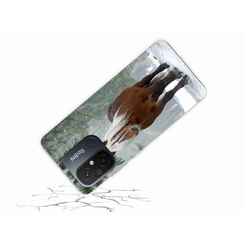 Gél tok mmCase a Xiaomi Redmi 12C számára - ló az erdőben