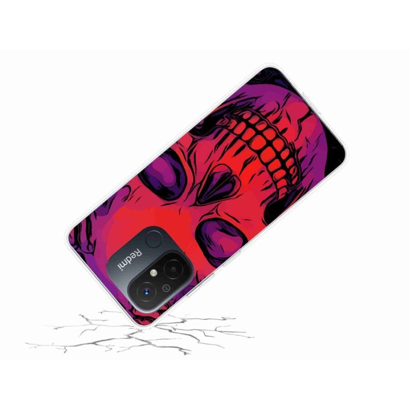 Gél tok mmCase a Xiaomi Redmi 12C számára - koponya