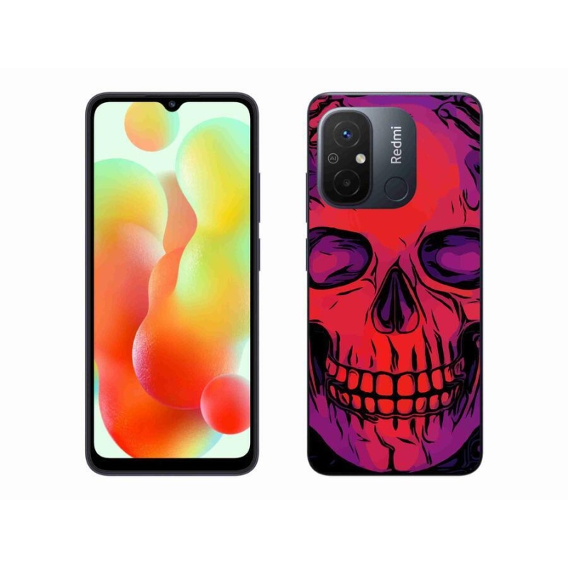 Gél tok mmCase a Xiaomi Redmi 12C számára - koponya