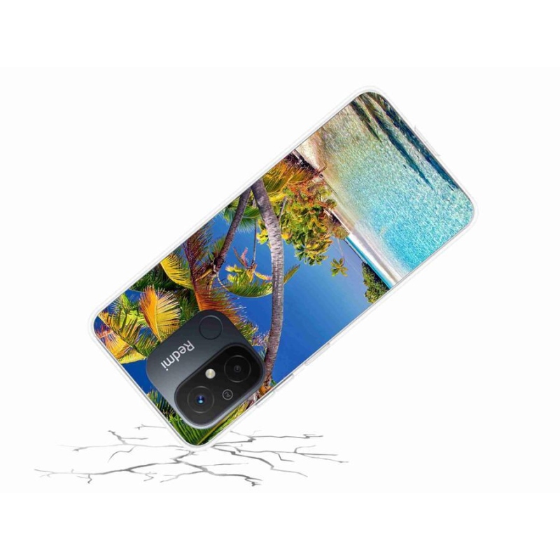 Gél tok mmCase a Xiaomi Redmi 12C-hez - tengerparton