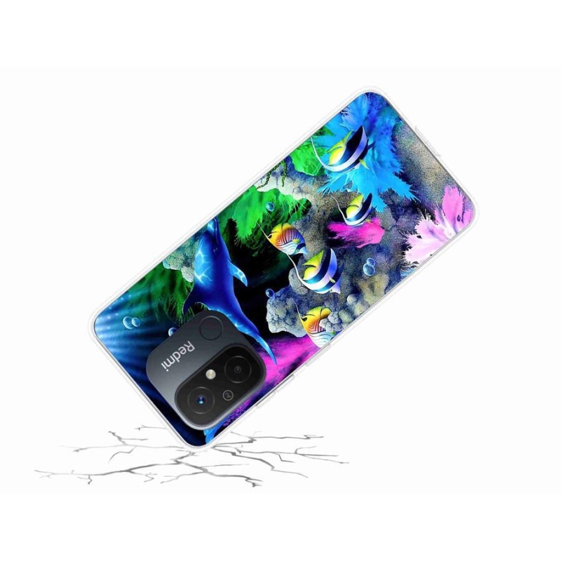 Gél tok mmCase a Xiaomi Redmi 12C-hez - tengeri világ