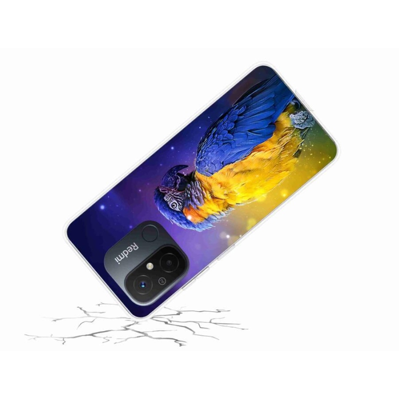 Gél tok mmCase a Xiaomi Redmi 12C-hez - papagáj ara 1