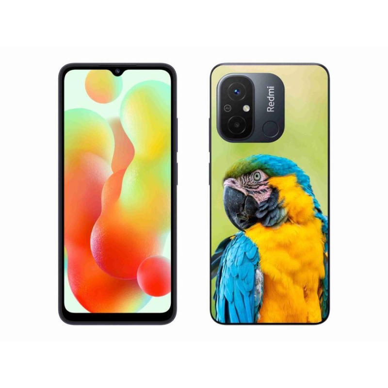 Gél tok mmCase a Xiaomi Redmi 12C-hez - papagáj ara 2
