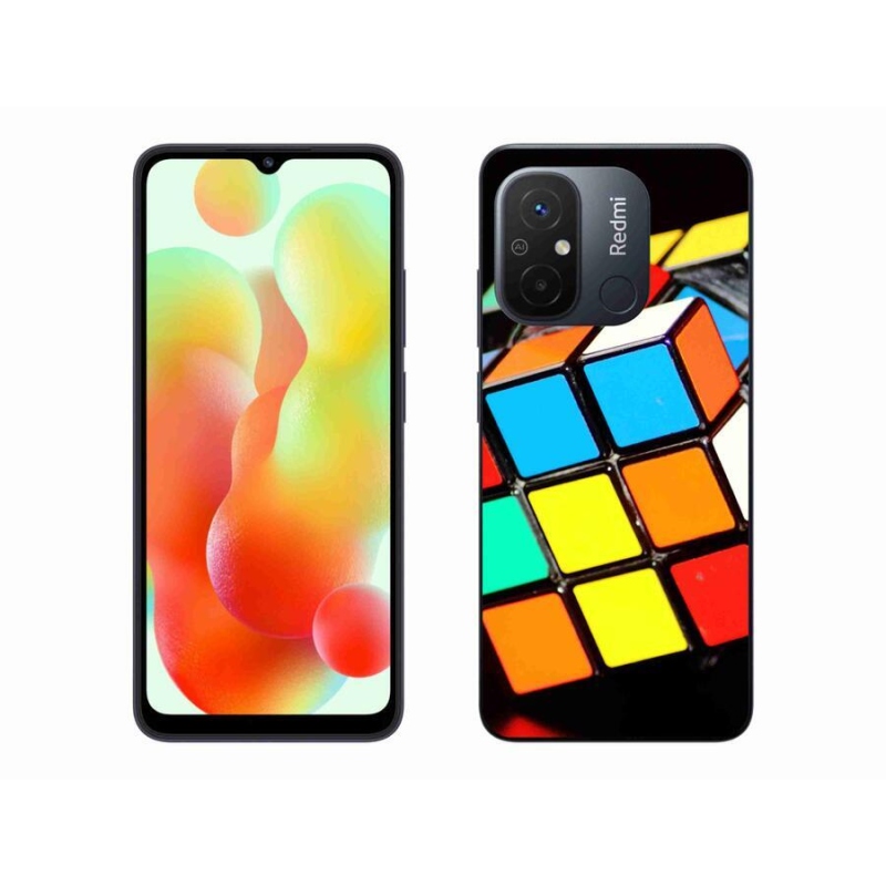 Gél tok mmCase a Xiaomi Redmi 12C-hez - Rubik-kocka