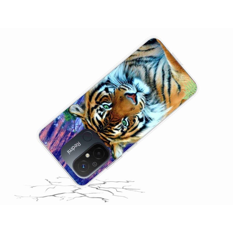 Gél tok mmCase a Xiaomi Redmi 12C-hez - tigris