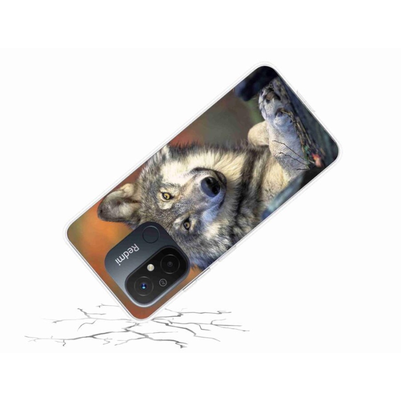 Gél tok mmCase a Xiaomi Redmi 12C-hez - farkas