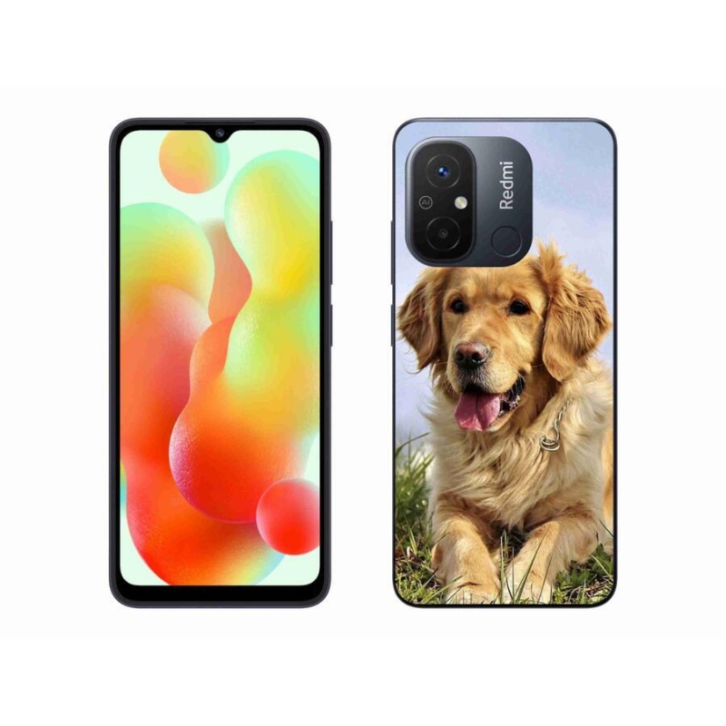 Gél tok mmCase a Xiaomi Redmi 12C-hez - arany retriever