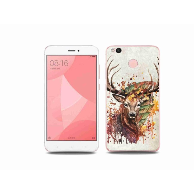 Gél tok mmCase a Xiaomi Redmi 4X számára - szarvas 1