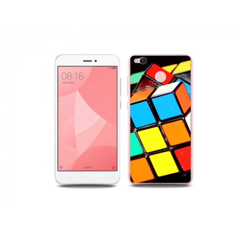 Gél tok mmCase a Xiaomi Redmi 4X-hez - Rubik-kocka