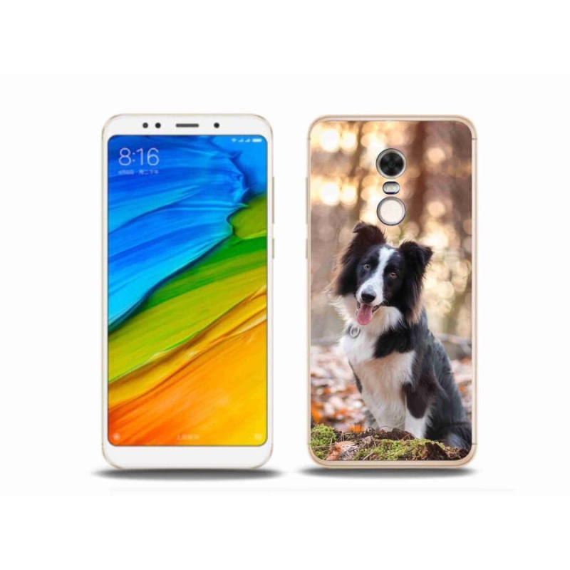 Gél tok mmCase a Xiaomi Redmi 5 Plus számára - border colie 1