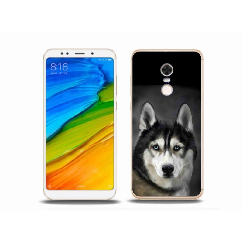 Gél tok mmCase a Xiaomi Redmi 5 Plus-hoz - husky
