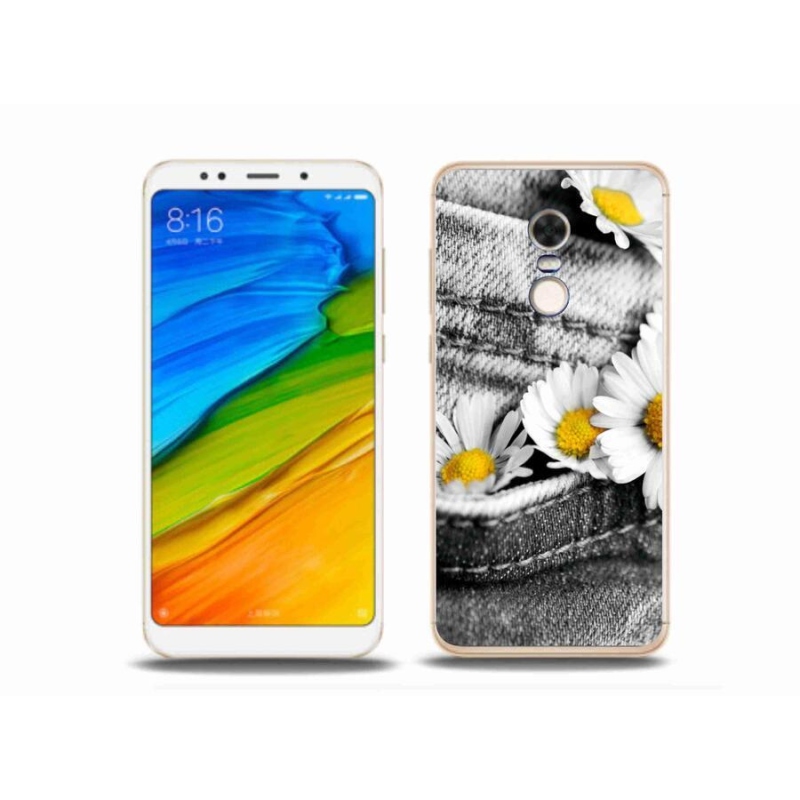 Gél tok mmCase a Xiaomi Redmi 5 Plus készülékhez - Százszorszépek