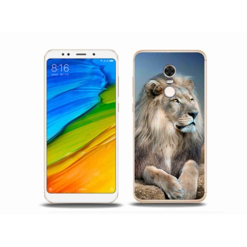 Gél tok mmCase a Xiaomi Redmi 5 Plus számára - Lion 1