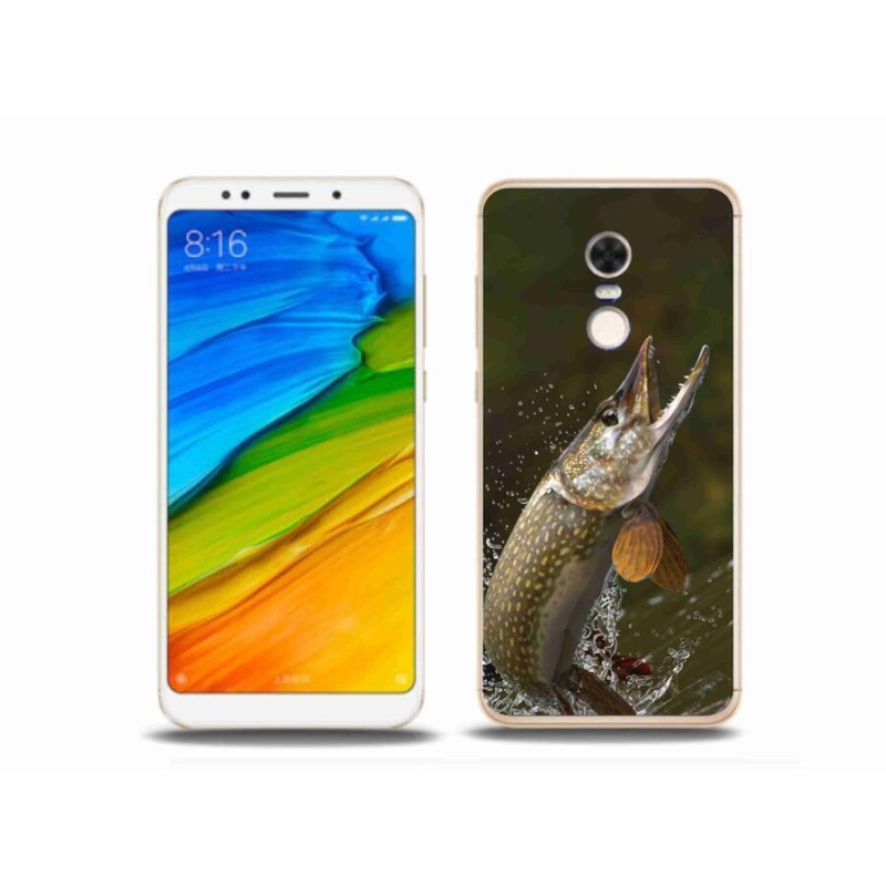 Gél tok mmCase a Xiaomi Redmi 5 Plus számára - csuka