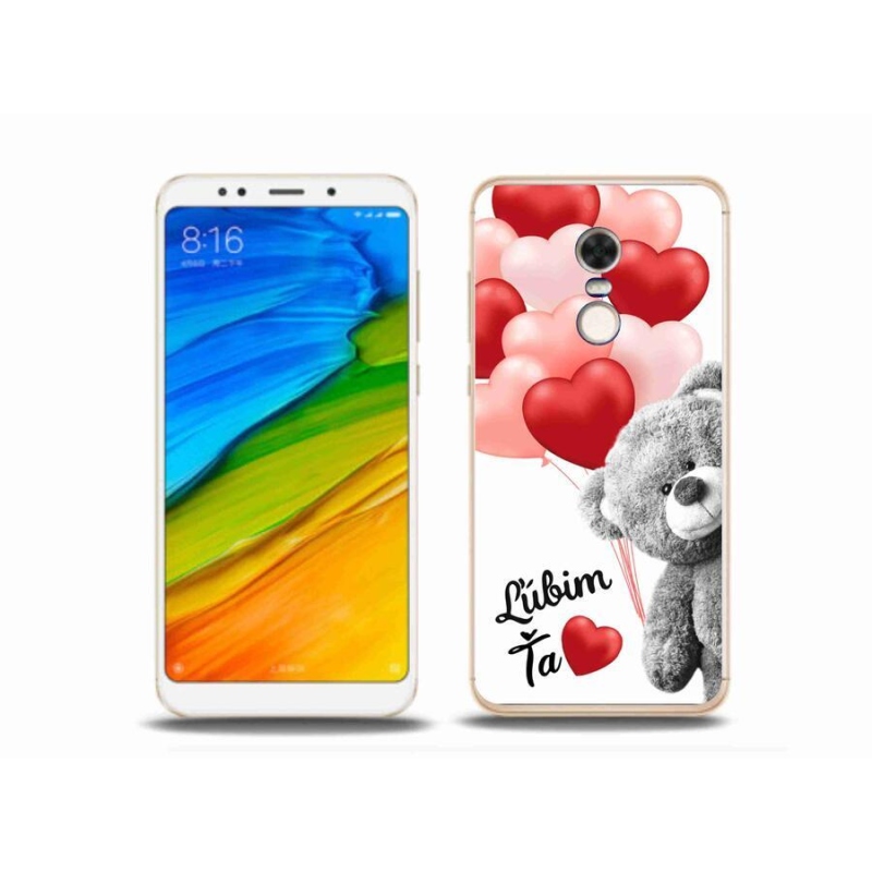 Gél tok mmCase a Xiaomi Redmi 5 Plus számára - I love you en