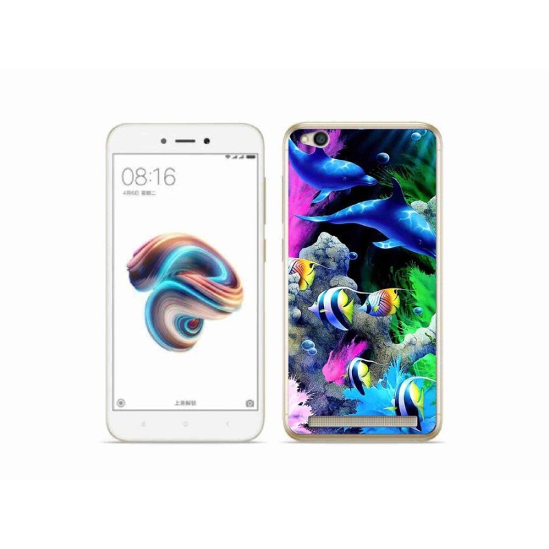 Gél tok mmCase a Xiaomi Redmi 5A számára - Tengeri világ