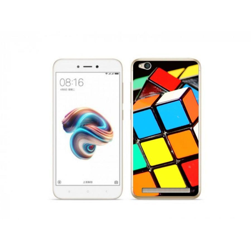 Gél tok mmCase a Xiaomi Redmi 5A számára - Rubik-kocka