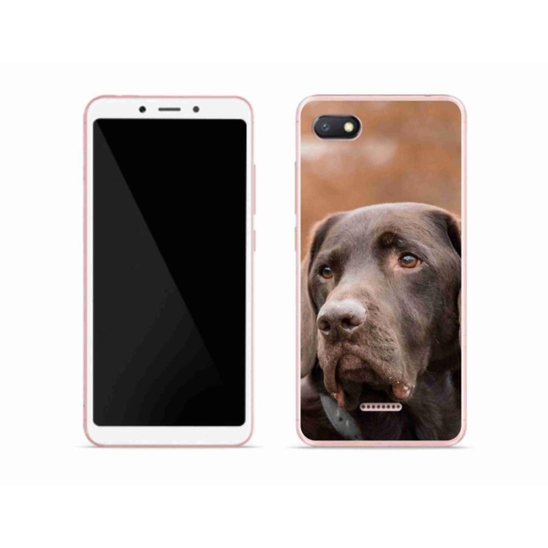 Gél tok mmCase a Xiaomi Redmi 6A számára - barna labrador