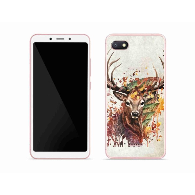 Gél tok mmCase a Xiaomi Redmi 6A számára - szarvas 1